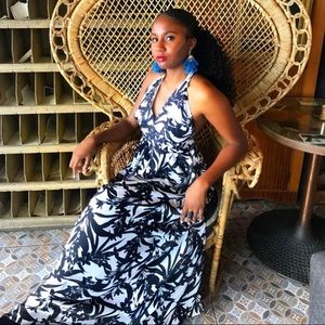 Floral Backless Sundress